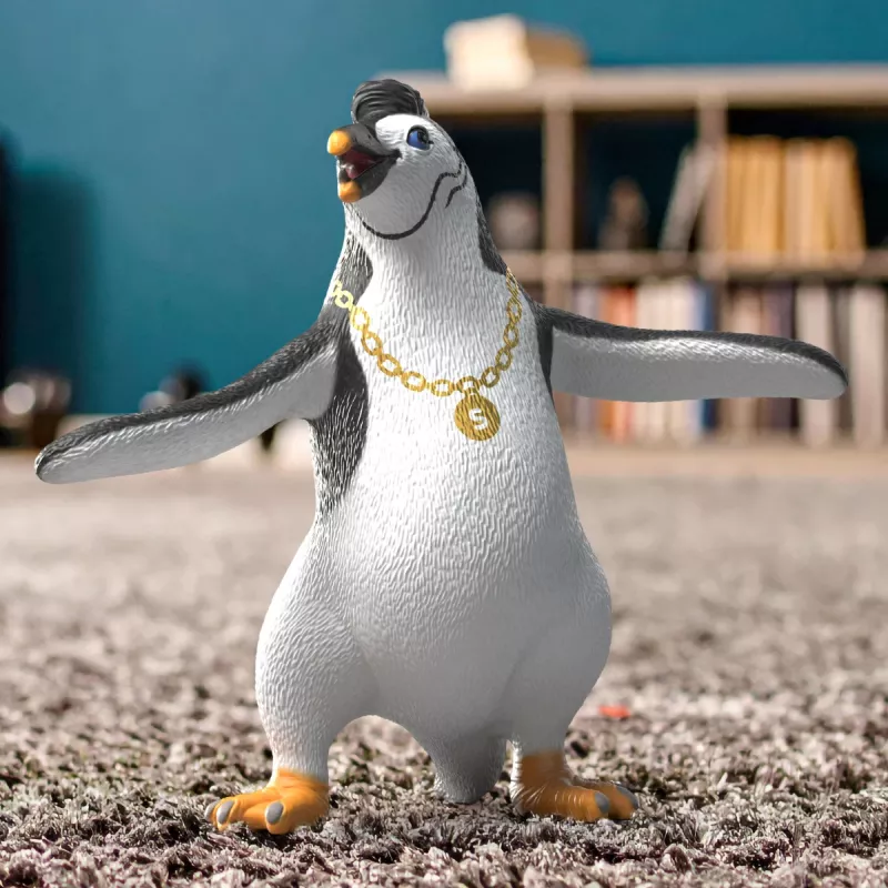 schleich Juri pingvinas su karoliais, 3 m., Įvairiaspalvis, Plastikas