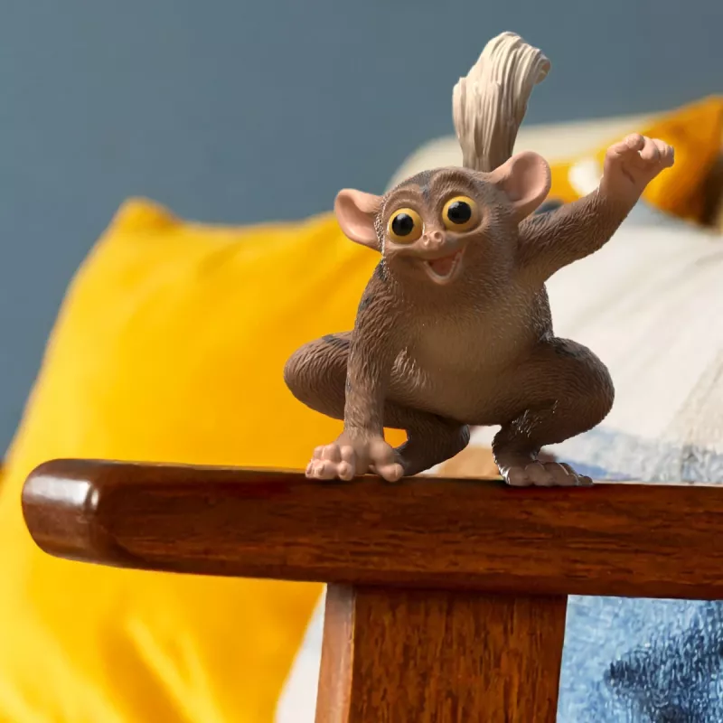 schleich Fitzgeraldo tarsier, 3 metai, įvairiaspalvis, plastikas