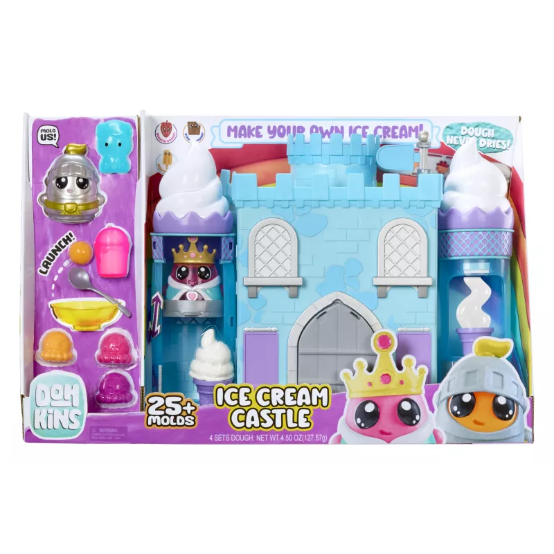 MGA Entertainment DohKins Ice Cream Castle Modeliavimo molio žaidimo rinkinys 127.57 g Įvairiaspalvis