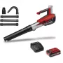 Belaidis lapų pūstuvas EINHELL Professional GP-LB 18/200 LI su 4,0 Ah Li‑Ion baterija ir latakų valymo komplektu