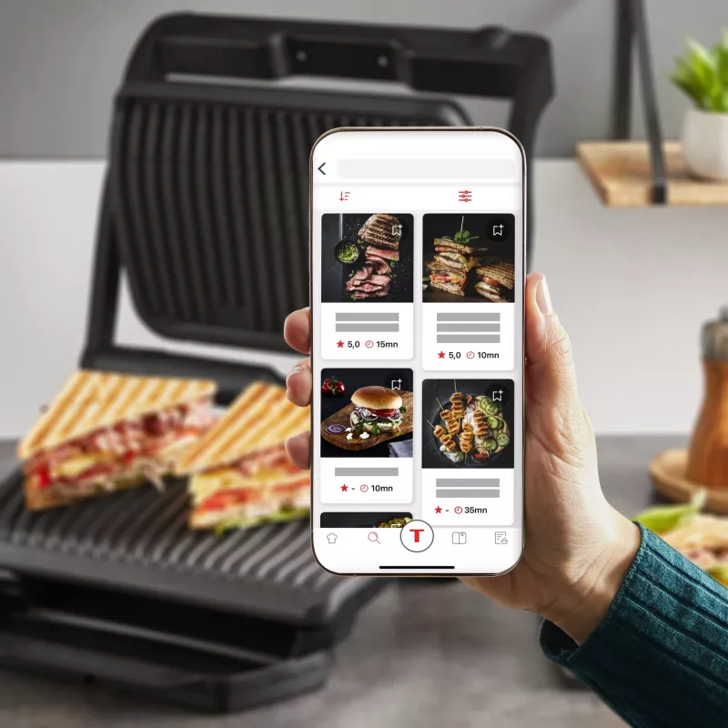 Tefal OptiGrill + GC717810 kontaktinė grotelė