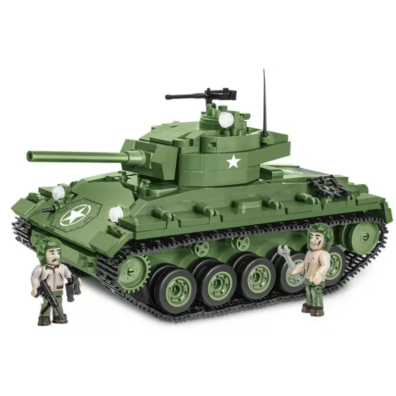 Statybiniai blokeliai tankas Cobi M24 Chaffee 1:35 mastelio modelis, Cobi-2543