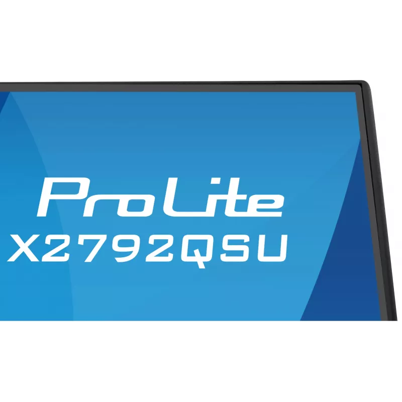 iiyama ProLite X2792QSU-B1 kompiuterio monitorius 68.6 cm (27 col.) 2560 x 1440 pikselių Quad HD LED juodas