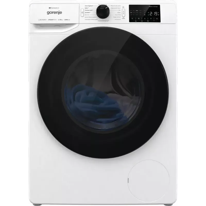 Gorenje WPNEI14A2TS skalbyklė su priekiniu įkrovimu 10 kg 1400 aps./min. Juoda, Balta