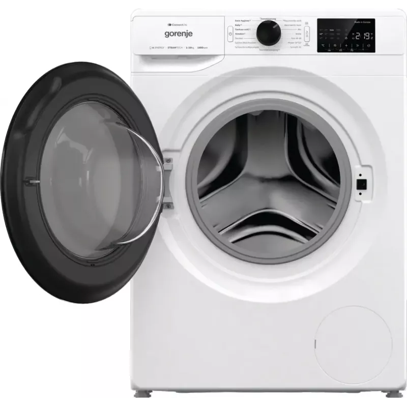 Gorenje WPNEI14A2TS skalbyklė su priekiniu įkrovimu 10 kg 1400 aps./min. Juoda, Balta