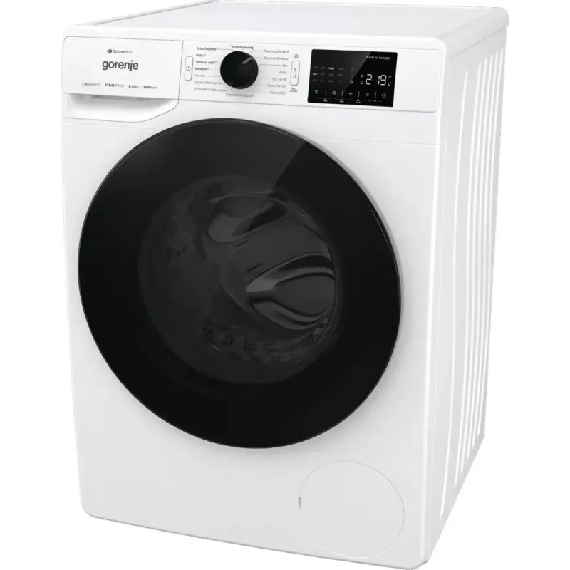 Gorenje WPNEI14A2TS skalbyklė su priekiniu įkrovimu 10 kg 1400 aps./min. Juoda, Balta
