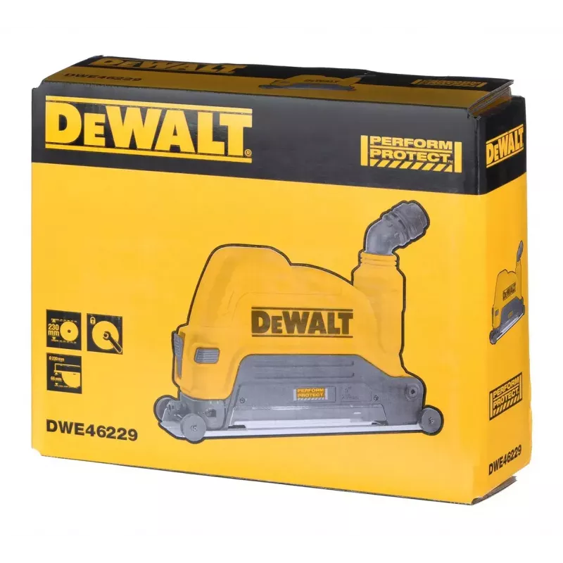 Kampinis šlifuoklis DeWalt DWE46229-XJ 230 mm 2600 W — rankinis elektrinis įrankis pjovimui ir šlifavimui
