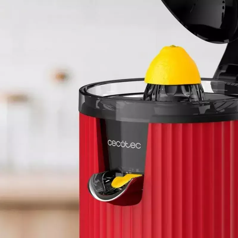 Lėtaeigė sulčiaspaudė Cecotec Xqueeze RetroJuice 600 600 W Juoda Raudona Nerūdijantis plienas