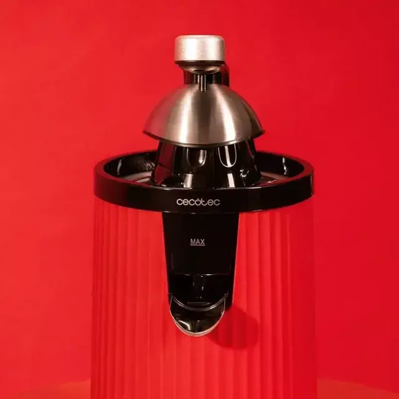 Lėtaeigė sulčiaspaudė Cecotec Xqueeze RetroJuice 600 600 W Juoda Raudona Nerūdijantis plienas