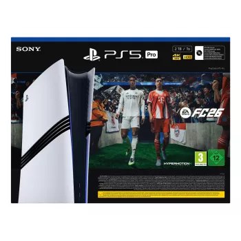 Sony PlayStation 5 Pro + EA Sports FC 26 rinkinys 2 TB Wi-Fi, juoda, balta