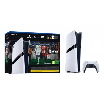 Sony PlayStation 5 Pro + EA Sports FC 26 rinkinys 2 TB Wi-Fi, juoda, balta