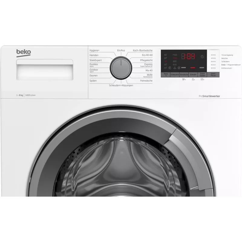 Beko WMO822A skalbimo mašina su priekine apkrova 8 kg 1400 aps./min. Balta