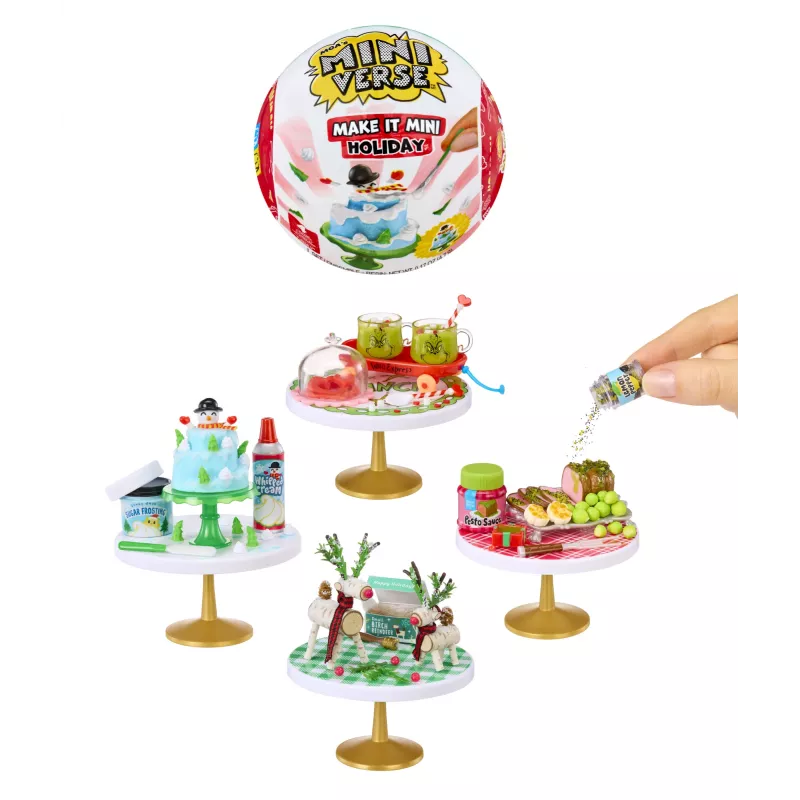 Miniverse Make It Mini Šventės, 8 m., Įvairiaspalvis, Plastikas