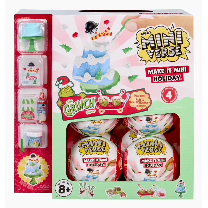 Miniverse Make It Mini Šventės, 8 m., Įvairiaspalvis, Plastikas