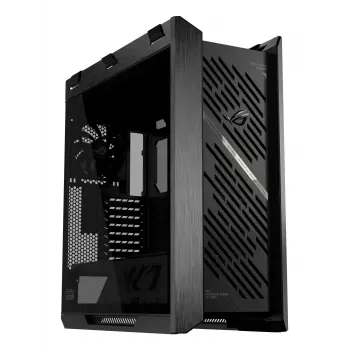 PC korpusas ASUS ROG Strix Helios II Midi Tower — ATX/Midi Tower, grūdintas stiklas, 420 mm GPU, 3x140 mm priekiniai ventiliatoriai, USB-C