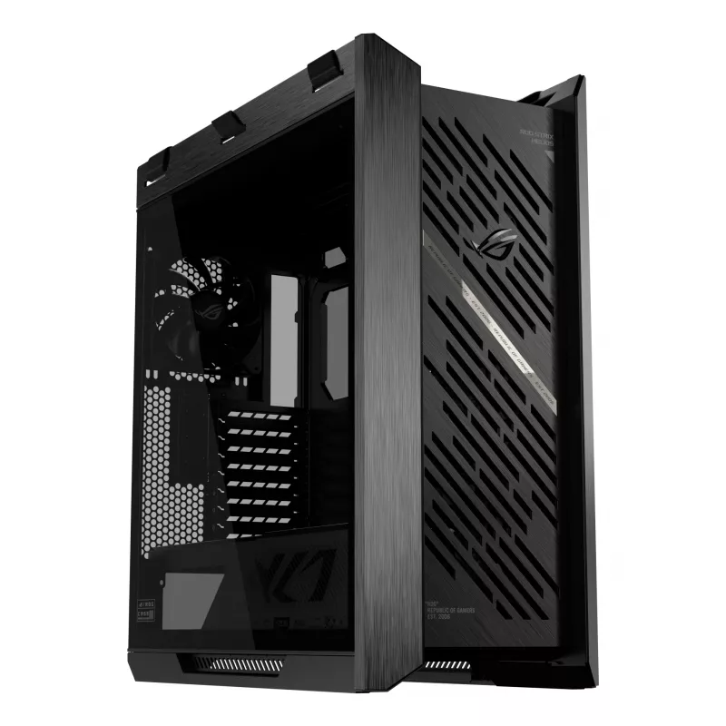 PC korpusas ASUS ROG Strix Helios II Midi Tower — ATX/Midi Tower, grūdintas stiklas, 420 mm GPU, 3x140 mm priekiniai ventiliatoriai, USB-C