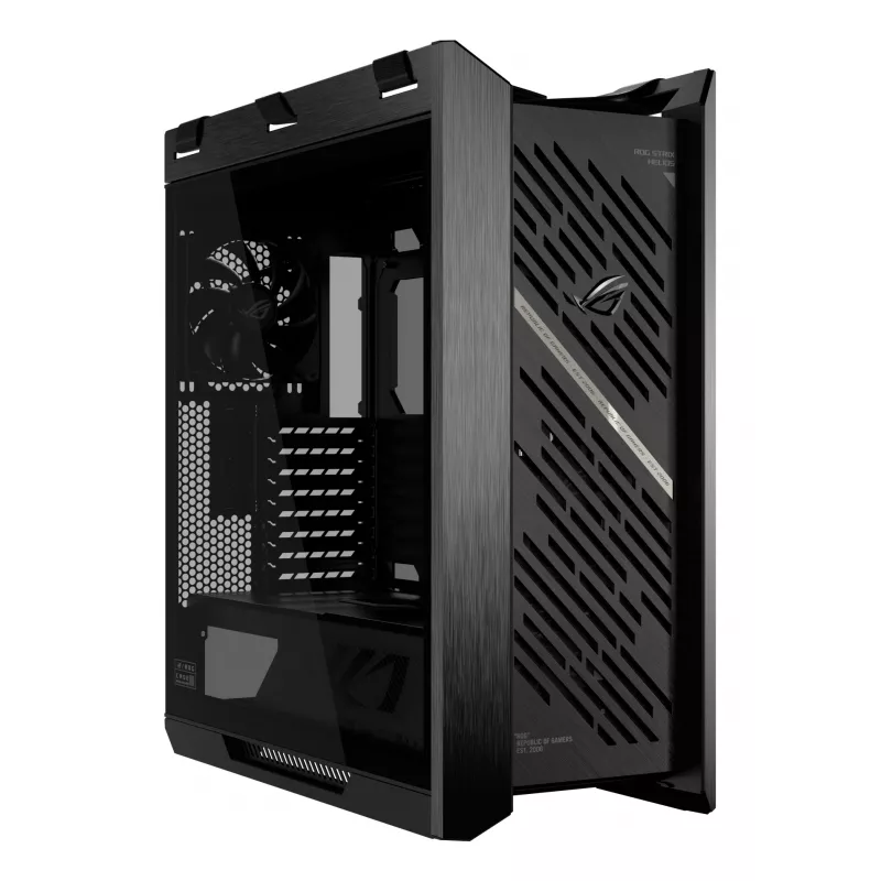 PC korpusas ASUS ROG Strix Helios II Midi Tower — ATX/Midi Tower, grūdintas stiklas, 420 mm GPU, 3x140 mm priekiniai ventiliatoriai, USB-C