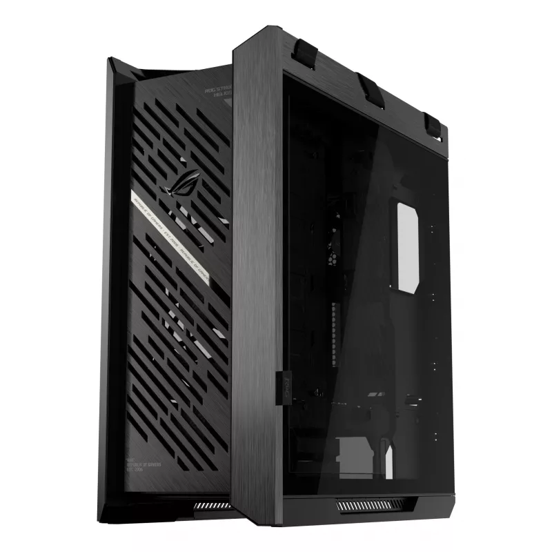 PC korpusas ASUS ROG Strix Helios II Midi Tower — ATX/Midi Tower, grūdintas stiklas, 420 mm GPU, 3x140 mm priekiniai ventiliatoriai, USB-C