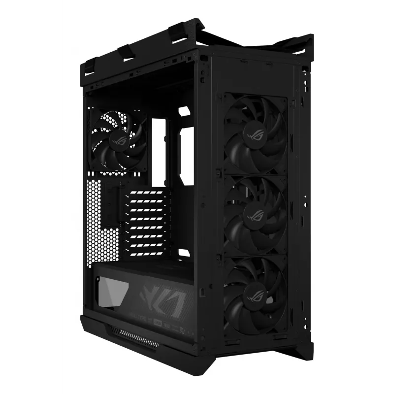 PC korpusas ASUS ROG Strix Helios II Midi Tower — ATX/Midi Tower, grūdintas stiklas, 420 mm GPU, 3x140 mm priekiniai ventiliatoriai, USB-C