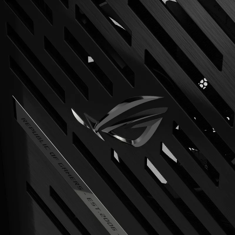 PC korpusas ASUS ROG Strix Helios II Midi Tower — ATX/Midi Tower, grūdintas stiklas, 420 mm GPU, 3x140 mm priekiniai ventiliatoriai, USB-C