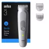 Braun Series 3 BG3530 kūno kirpimo mašinėlė / barzdaskutė, pilka