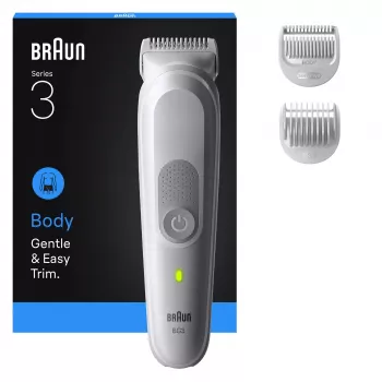Braun Series 3 BG3530 kūno kirpimo mašinėlė / barzdaskutė, pilka