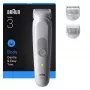 Braun Series 3 BG3530 kūno kirpimo mašinėlė / barzdaskutė, pilka