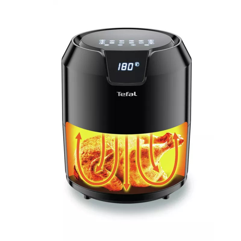 Tefal Easy Fry Precision EY4018 Single 4.2 L atskirai stovinti 1500 W karšto oro gruzdintuvė, juoda