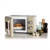 Ariete Vintage Line 3960 Vintage mikrobangų krosnelė, 800 W, talpa 20 l, 3 funkcijos, 5 gaminimo lygiai, laikmatis, smėlio spalvos