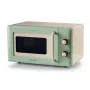 Ariete Vintage Line 3960 Vintage mikrobangų krosnelė, 800 W, talpa 20 l, 3 funkcijos, 5 gaminimo lygiai, laikmatis, žalia