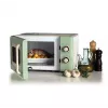 Ariete Vintage Line 3960 Vintage mikrobangų krosnelė, 800 W, talpa 20 l, 3 funkcijos, 5 gaminimo lygiai, laikmatis, žalia