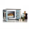 Ariete Vintage Line 3960 Vintage mikrobangų krosnelė, 800W, talpa 20L, 3 funkcijos, 5 gaminimo lygiai, laikmatis, mėlyna