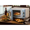 Ariete Vintage Line 3960 Vintage mikrobangų krosnelė, 800W, talpa 20L, 3 funkcijos, 5 gaminimo lygiai, laikmatis, mėlyna