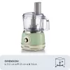 Maisto smulkintuvas ARIETE Vintage Line 1781/04 — 1000 W, 2,1 L, žalias