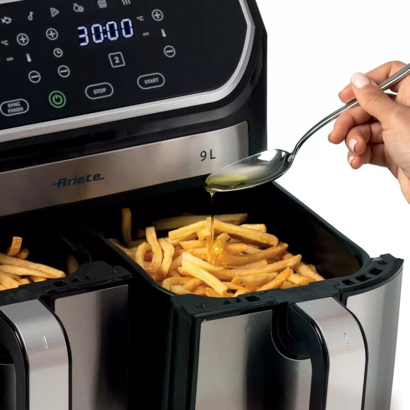 Hot air fryer Ariete 4625/00 9 L 2100 W Black Silver