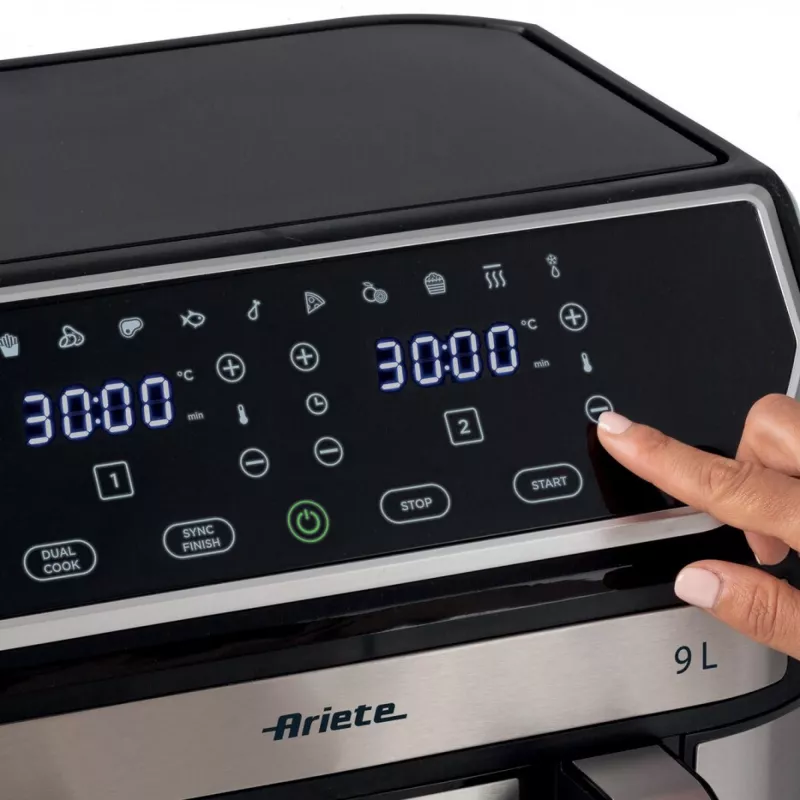 Hot air fryer Ariete 4625/00 9 L 2100 W Black Silver
