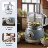 Virtuvinis kombainas ARIETE Vintage Line 1781/05 — 1000 W, 2,1 L dubuo, rotacinė reguliavimo rankenėlė, nerūdijančiojo plieno peilis, mėlynas