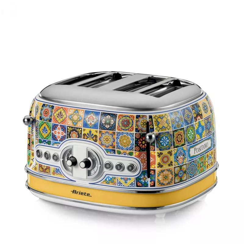 Skrudintuvas ARIETE Positano 4 riekėms, 1630 W, įvairiaspalvė apdaila