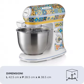 Stovas maišytuvas Ariete 1588/0P 1200 W Daugiaspalvis Geltonas