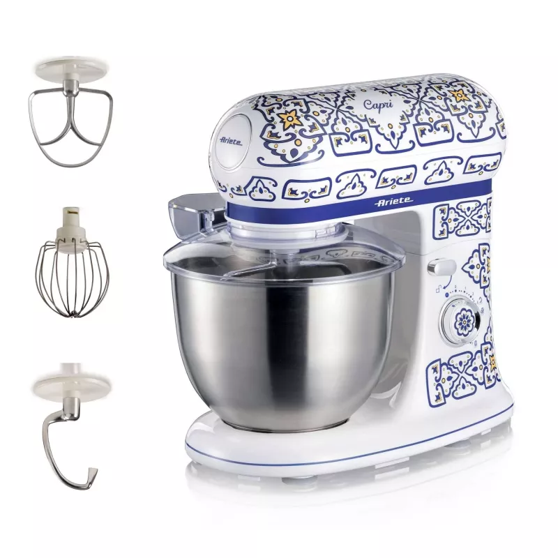 Ariete 1588 Capri maišytuvas, planetarinis, 7 greičiai, 2400 W, 5,5 litro, nerūdijančio plieno dubuo