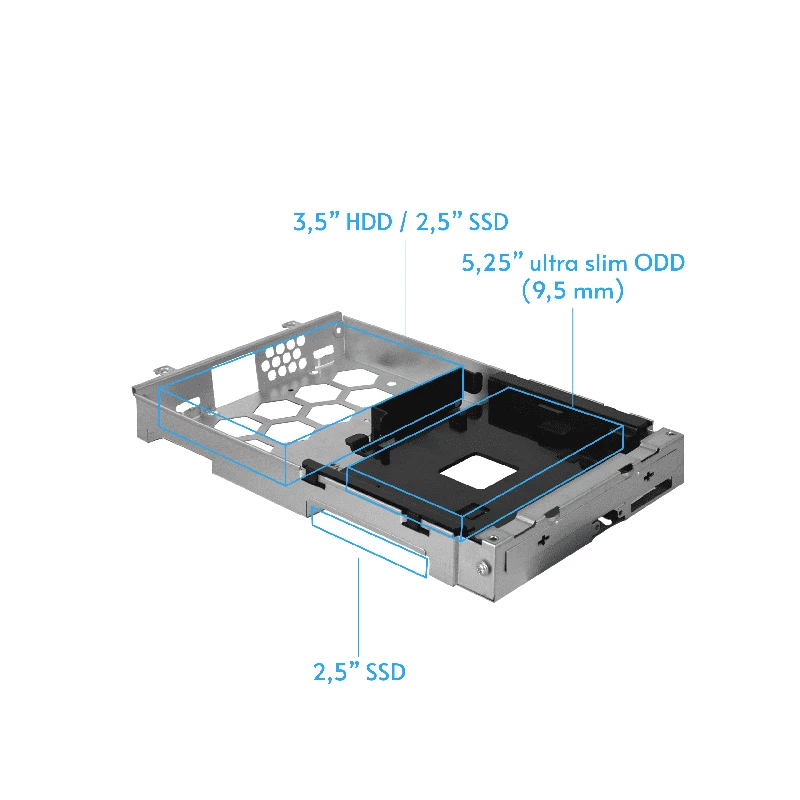 Chieftec BE-10W-300 kompiuterio korpusas Small Form Factor (SFF) baltas 300 W