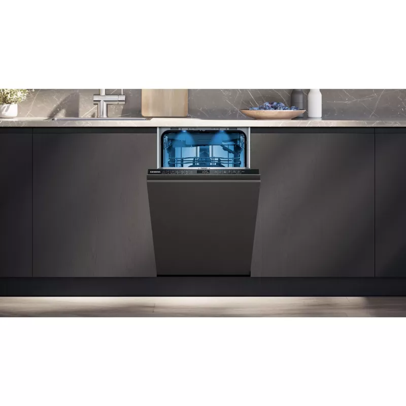 Siemens iQ500 SR65EX09ME indaplovė visiškai įmontuojama 10 stalo įrankių rinkinių
