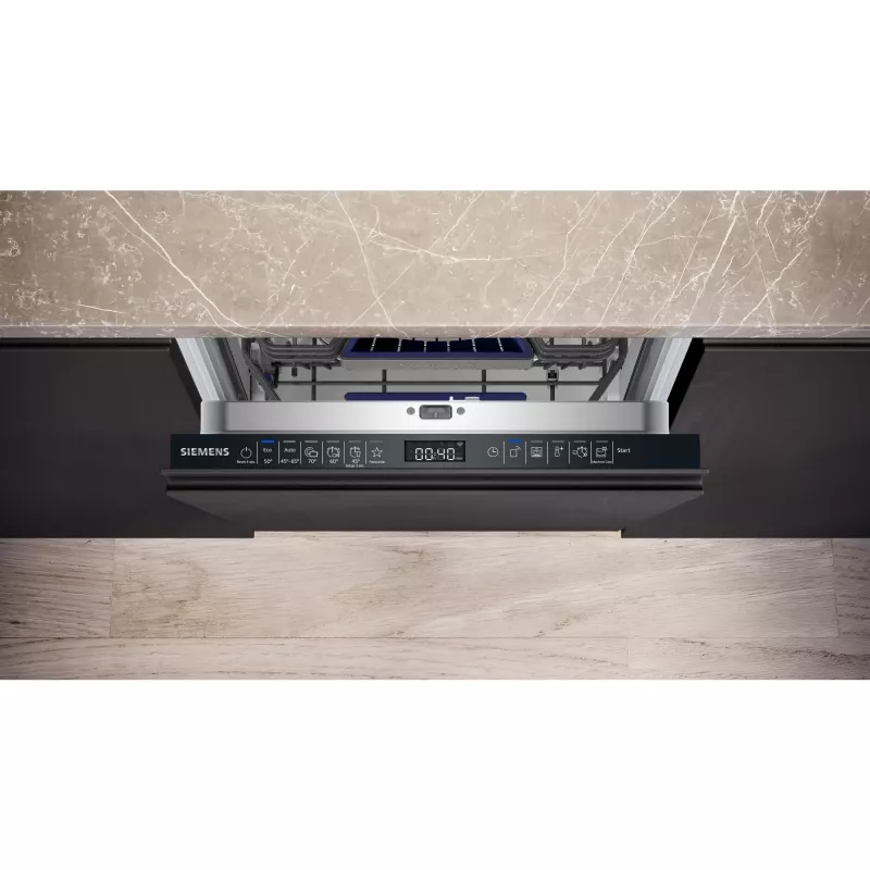 Siemens iQ500 SR65EX09ME indaplovė visiškai įmontuojama 10 stalo įrankių rinkinių