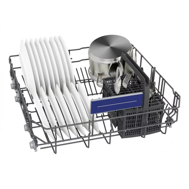 Po stalviršiu montuojama indaplovė Siemens SN43HW03TE, 13 komplektų, 60 cm, balta, 46 dB, Home Connect