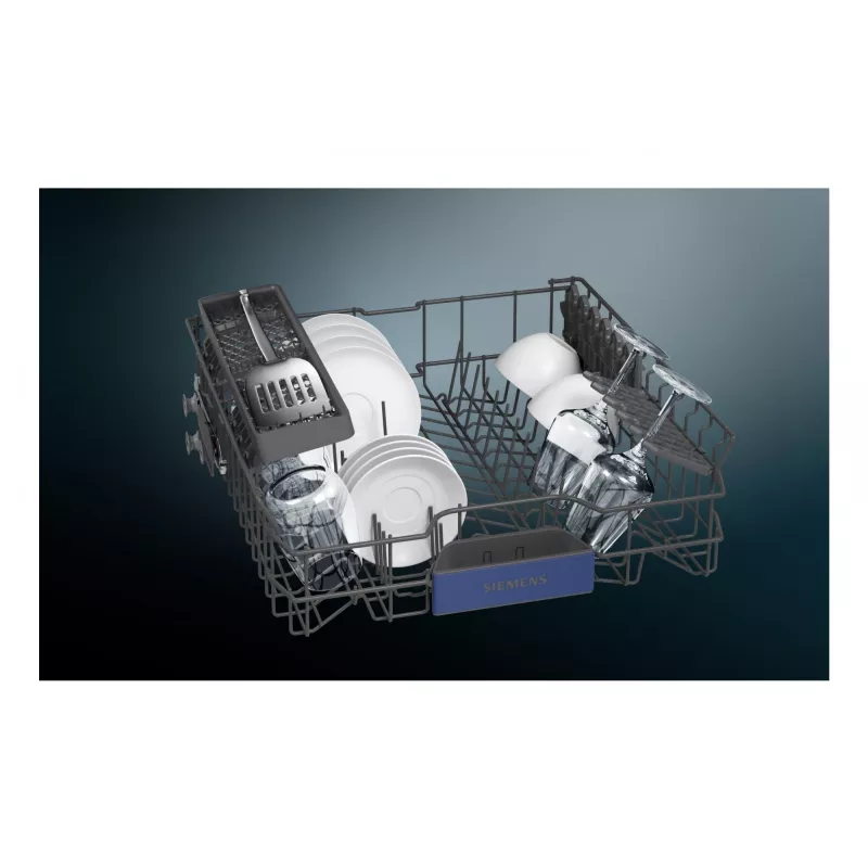 Po stalviršiu montuojama indaplovė Siemens SN43HW03TE, 13 komplektų, 60 cm, balta, 46 dB, Home Connect