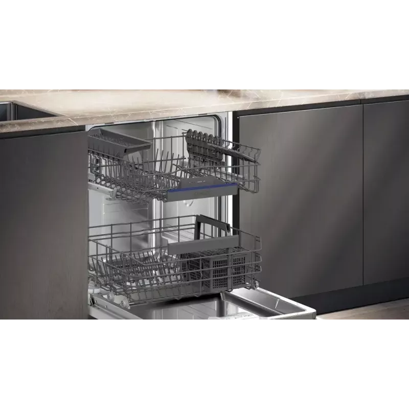 Indaplovė Siemens iQ300 SN53HS16AE pusiau įmontuojama, 13 komplektų, 42 dB, 9 L/ciklas, energijos klasė C