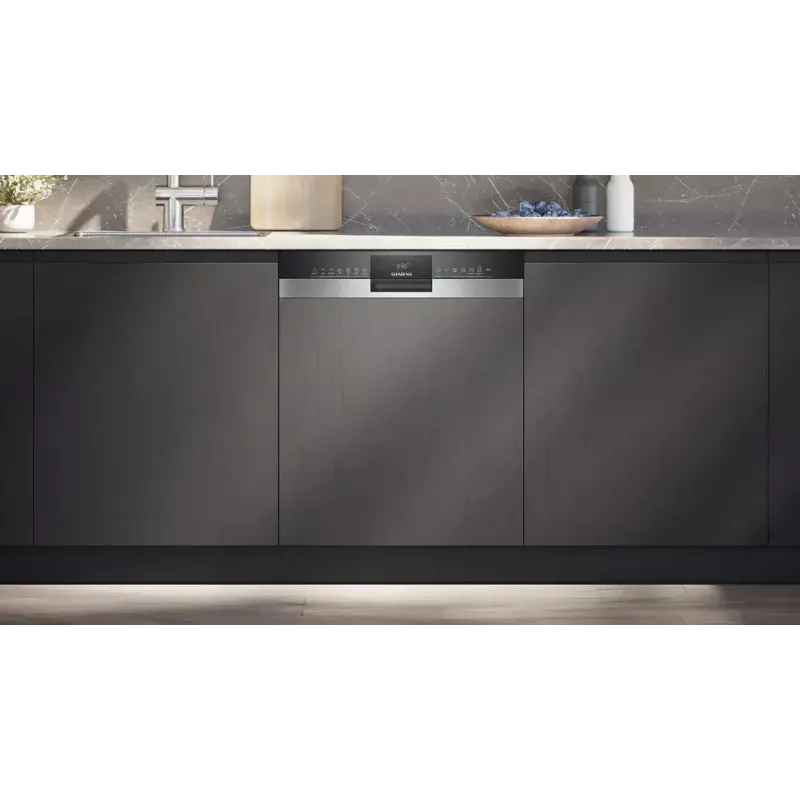 Indaplovė Siemens iQ300 SN53HS16AE pusiau įmontuojama, 13 komplektų, 42 dB, 9 L/ciklas, energijos klasė C