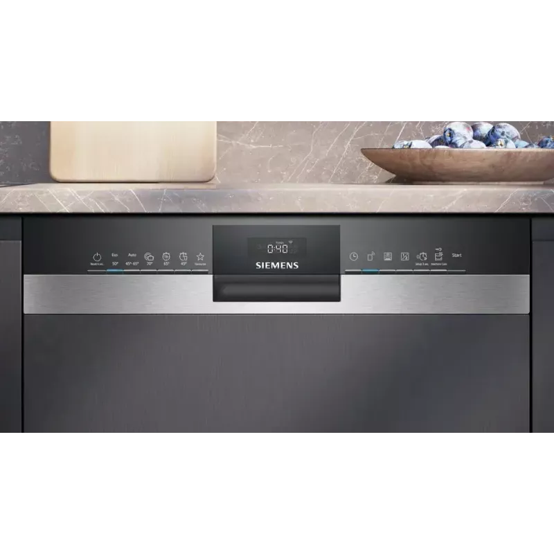 Indaplovė Siemens iQ300 SN53HS16AE pusiau įmontuojama, 13 komplektų, 42 dB, 9 L/ciklas, energijos klasė C