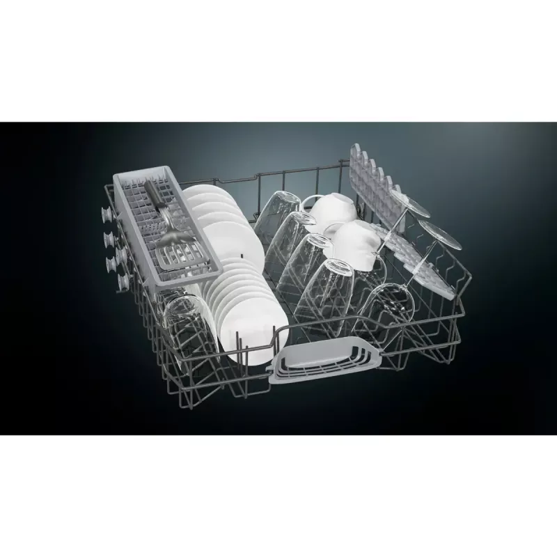 Indaplovė Siemens iQ100 SN61HX01TE, visiškai įmontuojama, 13 komplektų, 46 dB, 9 l/ciklui, energijos klasė C