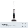 Ariete 2483 Aqua Force Wash & Vacuum, išmanusis dulkių siurblys, belaidis grindų valiklis, belaidis, siurbia ir valo, gyvūnų plaukai, sausas ir šlapias purvas, 700 ml talpa, priedai